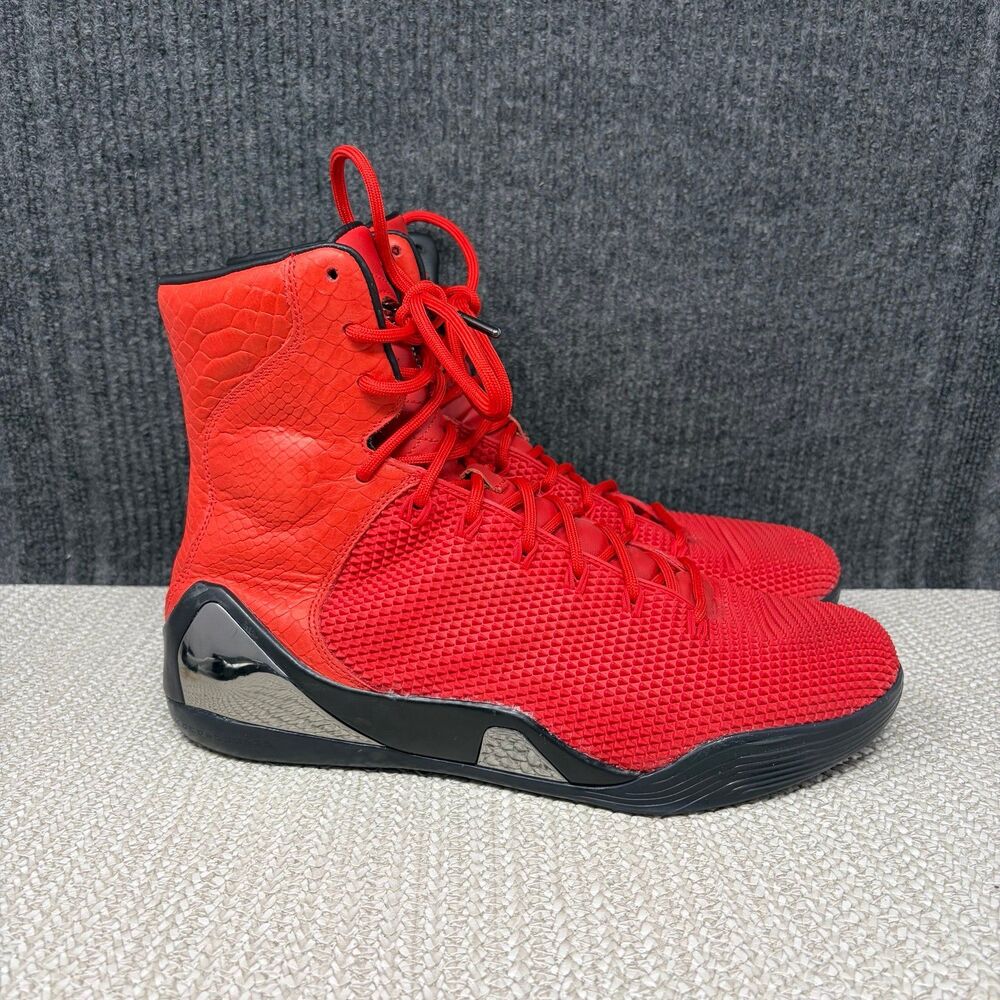 Nike Kobe 9 KRM EXT High Red Mamba Basketball Shoes Men’s 11.5 716993-600
